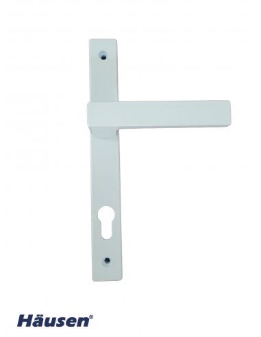 Juego Manilla Corvair Escudo 30/92 Blanco 9016 imagen frontal cerrada