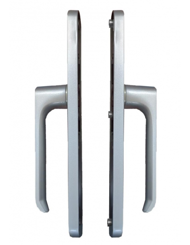 Manilla Sofie Escudo Doble Perfil Lateral Escudos Gris Plata