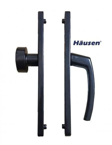 Manilla Meditarraneo + Pomo - Vista Lateral escudo y Pomo