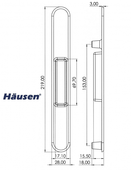Esquema Tecnico - Uñero Capri Largo Interior