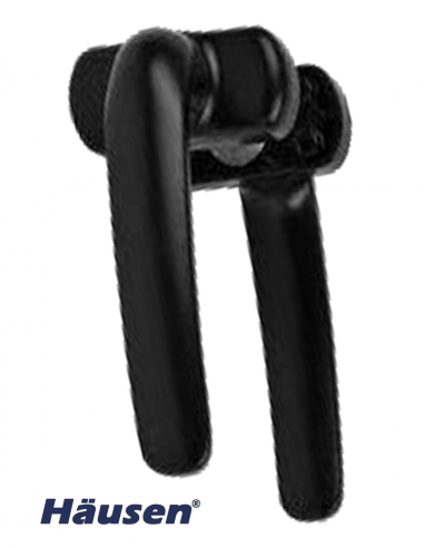 Vista Frontal - Manilla recuperable negra Omega 9005