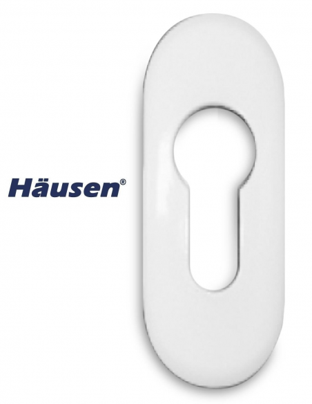 Bocallave cubrecilindro ovalado Blanco 9016.