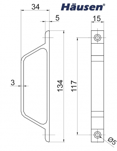 Esquema Tecnico - Asa Aluminio Basic