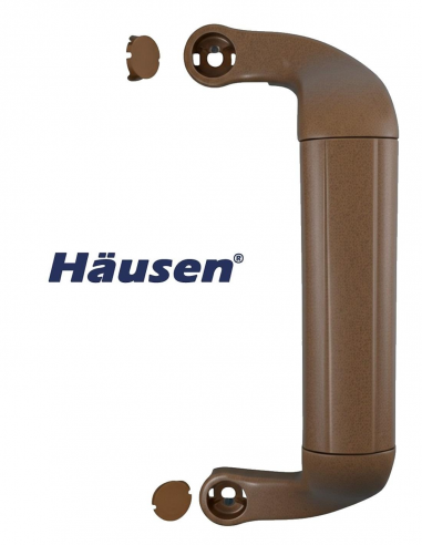 Tirador Roda Marron 8019 - Con embellecedores