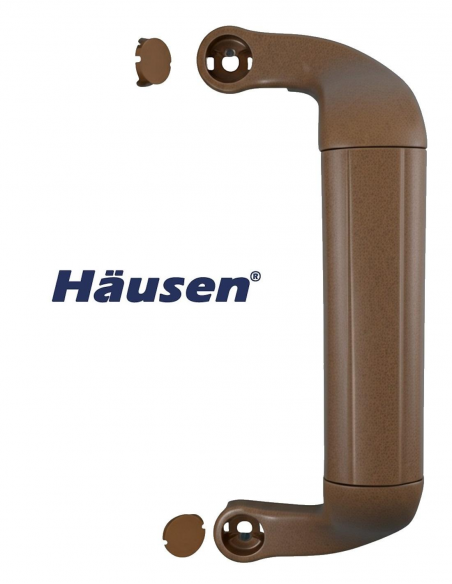 Tirador Roda Marron 8019 - Con embellecedores