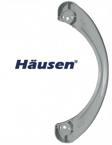 Vista posterior - Tirador Lerma Gris Plata 9006