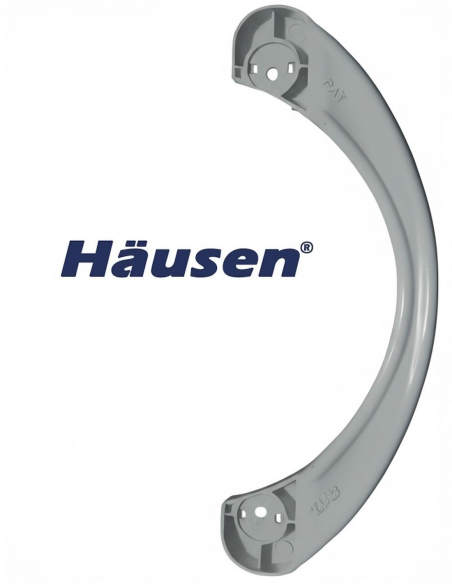 Vista posterior - Tirador Lerma Gris Plata 9006