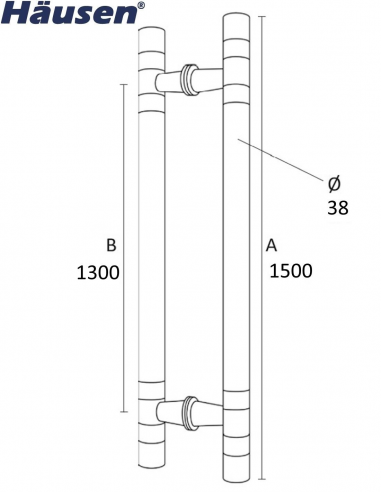 Esquema Tecnico - Juego Tirador Vostok Inox