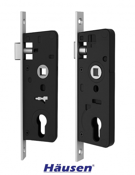 Vistas - Cerradura con Resbalón PVC 92/25mm.