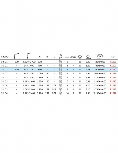 P1012TABLA P1012TABLA