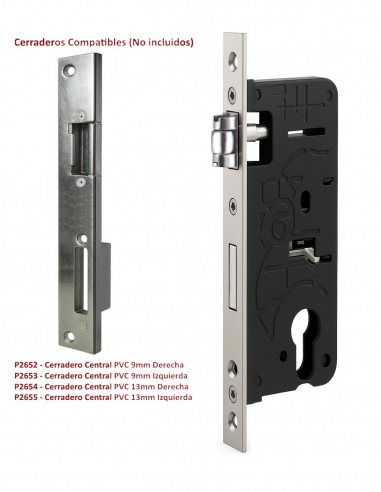 Piezas compatibles con la Cerradura con rodillo Para Puertas PVC 30mm.