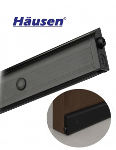 Bajopuertas Automático Superpuesto Negro 1000mm