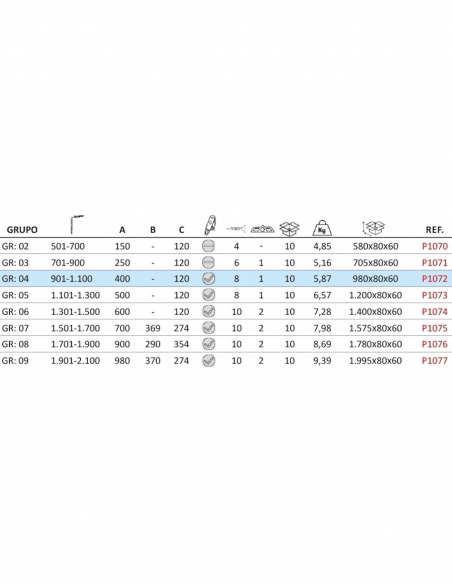 P1072TABLA P1072TABLA