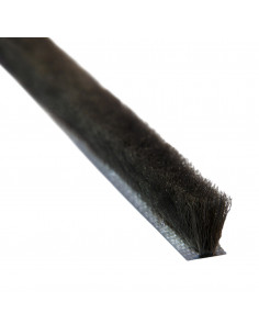 Burlete Felpudo 3P 39X900 Negro (Sin Lámina)