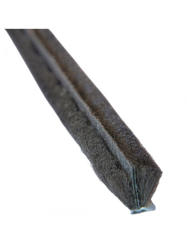 Burlete Felpudo Pro Silent Gris 69x400 +2MM 4P con lámina central