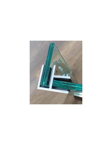 Unión 90° para Vidrio V3330 | Häusen® 12–20 mm
