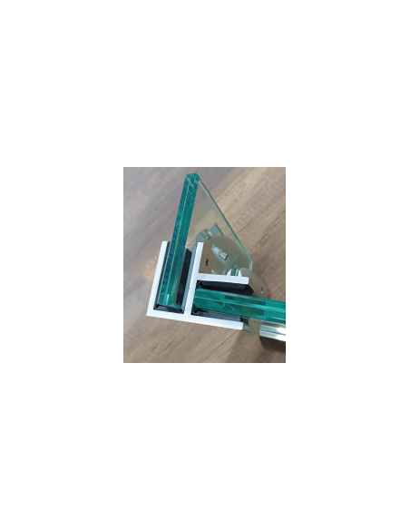 Unión 90° para Vidrio V3330 | Häusen® 12–20 mm