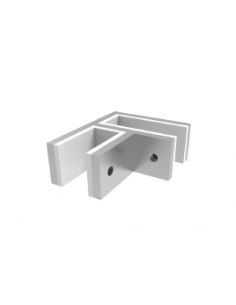 Unión 90° para Vidrio V3330 | Häusen® 12–20 mm