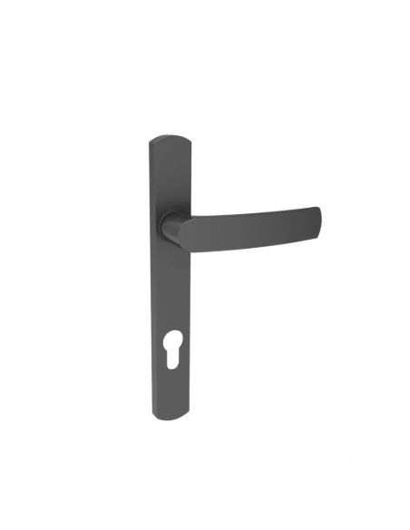 Manilla con escudo largo MS020 Häusen – diseño premium para puertas de aluminio y PVC
