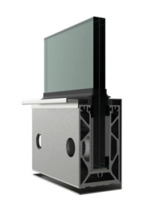 copy of VDR PERFIL BASE HBV-III 3 m. SUJECIÓN SUELO VIDRIO ANODIZADO PLATA