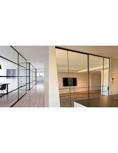 Perfil Base HBV‑III Aluminio Anodizado Plata (10 × 60× 3 mm) – Sujeción de Vidrio Profesional 2