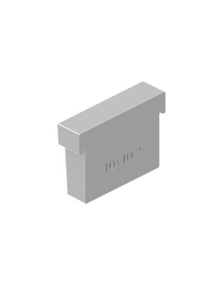 Cuña para Vidrio HBV‑IV Plata – Fijación y Nivelación para Perfil Base de Barandillas