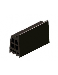 VDR JUNTA INTERIOR EPDM PARA PERFIL BASE HBV-IV NEGRO (35 m.)