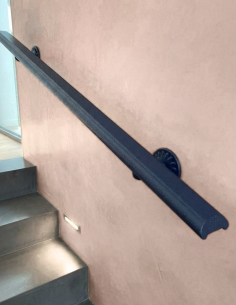 Remate Pasamanos 60x40 con U de 51 L/RAL para barandillas y cerramientos de vidrio y aluminio 2