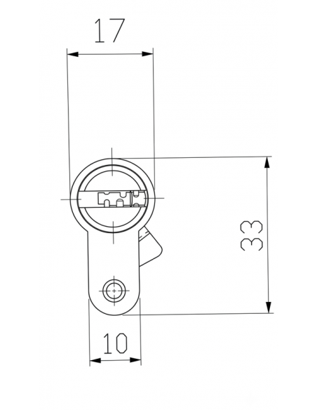 Cilindro Torken Zinc 30+30 L15 – Llave/Igualado Premium