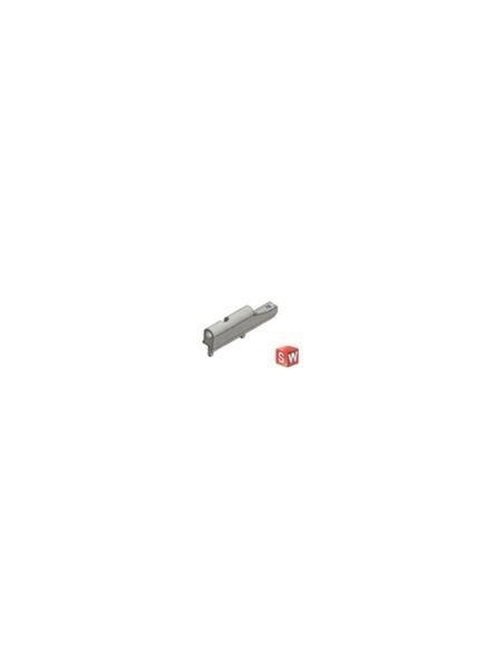 Bisagra atornillada inferior activa en hoja con cover