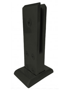 copy of VDR PINZA VIDRIO RECTANGULAR 10 - 12 mm. CON PERF. ANTRACITA TEXTURADO