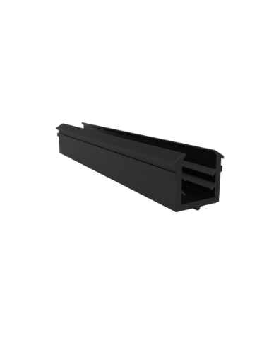 Goma Estriada 6 m para Pasamanos Canal 12 mm | Negro | Hausen