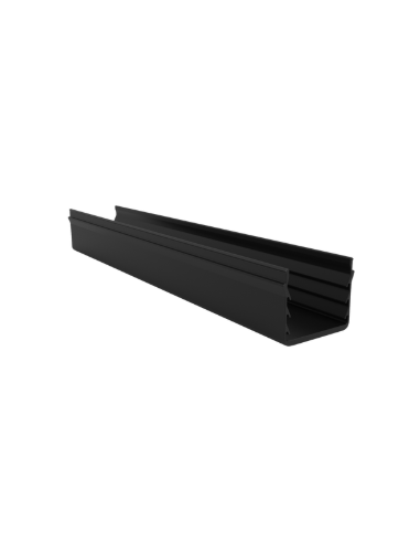 Goma Estriada 6 m para Pasamanos Canal 20 mm | Negro | Hausen