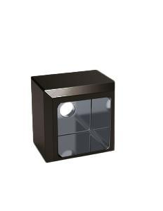 Soporte Sujeción Pared Pasamanos 30x28 | Negro MN617 Texturado | Hausen
