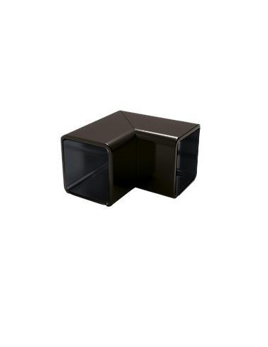 VDR Unión Codo 90 grados Pasamanos Rectángulo 30x28 Negro Texturado