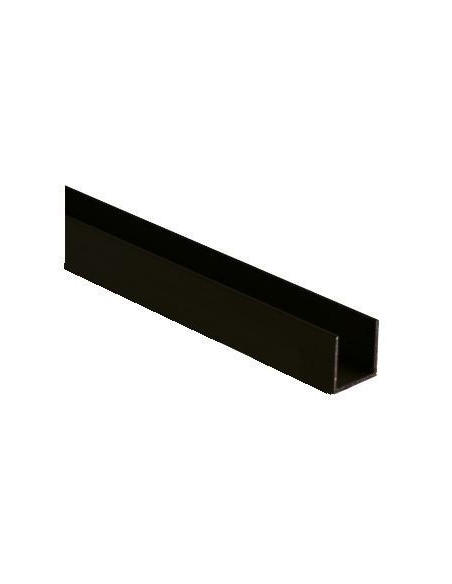 VDR Perfil Pasamanos Cuadrado U 35x17 Negro Texturado
