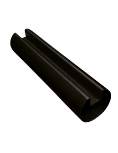 VDR Perfil Pasamanos Redondo Ø50 Canal 12 mm 6 m Negro MN617 Texturado