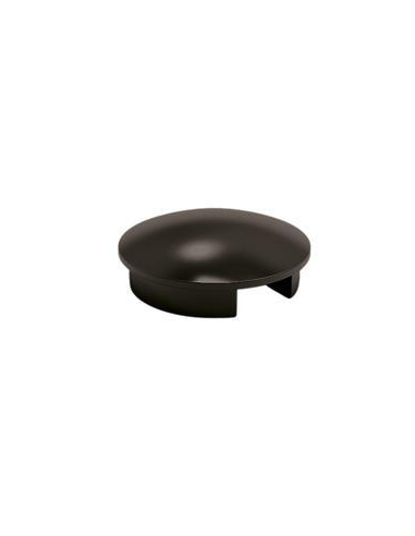 VDR Tapa Final Pasamanos Redondo Canal 12 mm x 50 Ø Negro MN617 Texturado