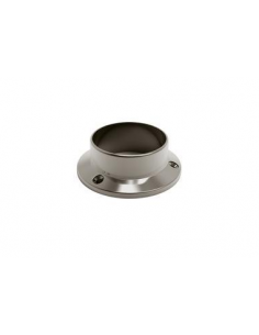 VDR SOPORTE SUJECION PARED PASAMANOS C/TORN. REDONDO 50 Ø PLATA BRILLANTE