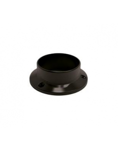 VDR Soporte Sujeción Pared Pasamanos con Tornillo Redondo 50 Ø Negro MN617 Texturado