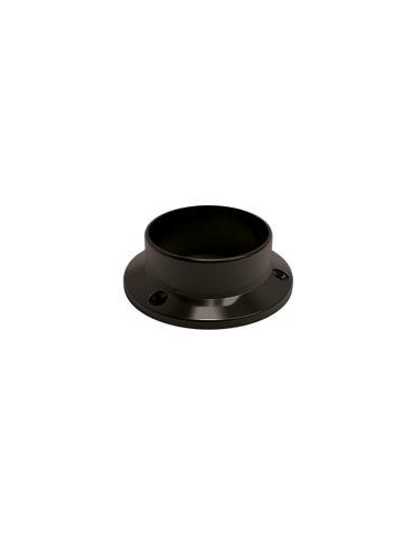 VDR Soporte Sujeción Pared Pasamanos con Tornillo Redondo 50 Ø Negro MN617 Texturado