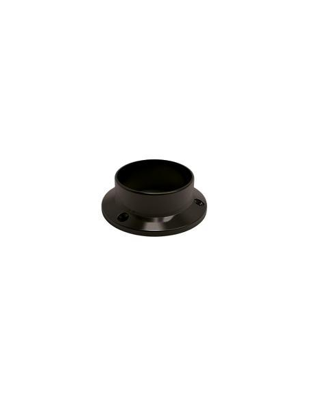 VDR Soporte Sujeción Pared Pasamanos con Tornillo Redondo 50 Ø Negro MN617 Texturado