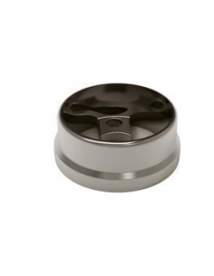 VDR Soporte Sujeción Pared Pasamanos con Tornillo Interior 50 Ø Plata Brillante