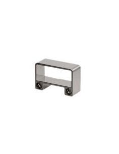 VDR SOPORTE SUJECION PARED PASAMANOS RECTANGULO 80 x 30 PLATA BRILLANTE