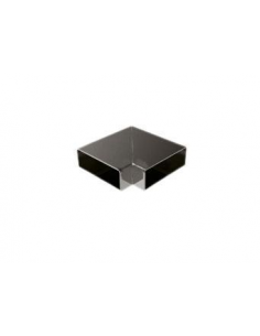 VDR UNION CODO 90GRADOS  PASAMANOS RECTANGULO 80 x 30 PLATA BRILLANTE