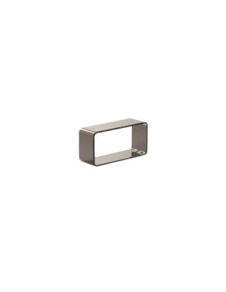 VDR UNION RECTA PASAMANOS RECTANGULO 80 x 30 PLATA BRILLANTE