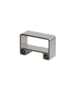 VDR SOPORTE SUJECION PARED PASAMANOS RECTANGULO 60 x 25 PLATA BRILLANTE