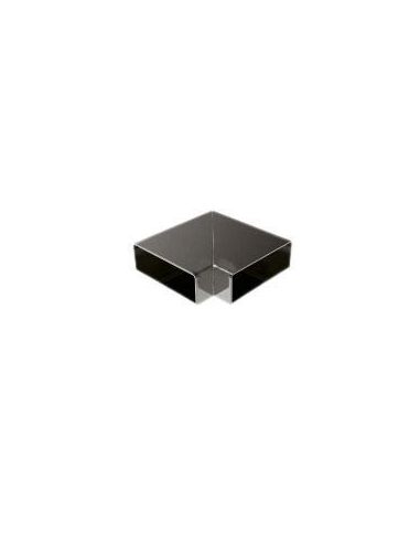 VDR UNION CODO 90GRADOS PASAMANOS RECTANGULO 60 x 25 PLATA BRILLANTE