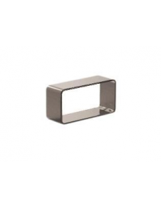 VDR UNION RECTA PASAMANOS RECTANGULO 60 x 25 PLATA BRILLANTE