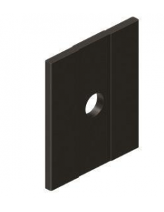 VDR Drenaje Mecanizado para Perfil Base HBV‑IV Negro Texturado